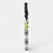 ダマスク模様，白黒ダマスク，モノグラム Case-Mate iPhoneケース (裏面/左)