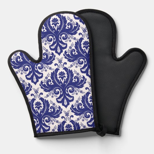 ダマスク模様 鍋つかみ (正面/裏面)
