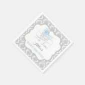 ダマスク王子、おとぎ話 スタンダードカクテルナプキン (角)