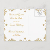 ダマスク王室の写真はがきを保存する。 案内ポストカード (裏面)