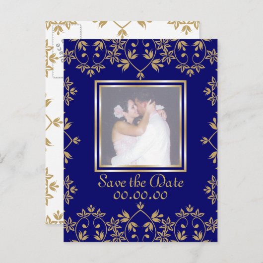 ダマスク王室の写真はがきを保存する。 案内ポストカード (正面/裏面)