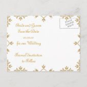 ダマスク王室の写真はがきを保存する。 案内ポストカード (裏面)