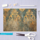 ダマスク素朴家具デコペティッシュペーパー 薄葉紙 (クラフト)