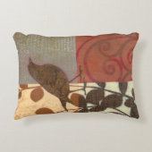 ダマスク織のすずめ アクセントクッション (正面)