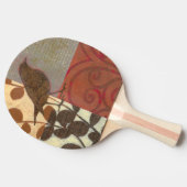 ダマスク織のすずめ 卓球ラケット (横)