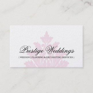 ダマスク織のウェディングプランナーの名刺 名刺