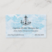 ダマスク織のシャンデリアの名刺 名刺 (裏面)