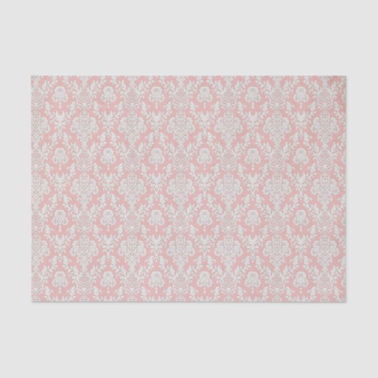 ダマスク織のティッシュペーパー 薄葉紙 (正面)