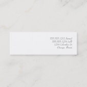 ダマスク織のテレホンカード{細い} コーリングカード (裏面)