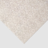 ダマスク織のバニラパターン 薄葉紙 (詳細)
