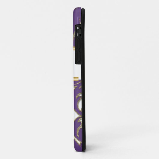 ダマスク織のモノグラムのiPhone 5つのケース Case-Mate iPhoneケース (裏面/左)