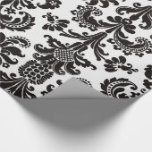 ダマスク織の包装紙 ラッピングペーパー (角)