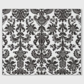 ダマスク織の包装紙 ラッピングペーパー (フラット)
