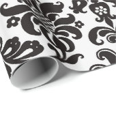 ダマスク織の包装紙 ラッピングペーパー (ロールコーナー)