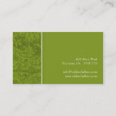 ダマスク織の名刺 名刺 (裏面)