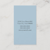 ダマスク織の名刺 名刺 (裏面)