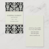 ダマスク織の名刺 名刺 (正面/裏面)