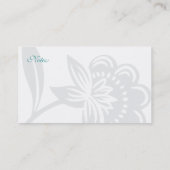 ダマスク織の名刺 名刺 (裏面)