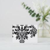 ダマスク織の名刺 名刺 (スタンド正面)