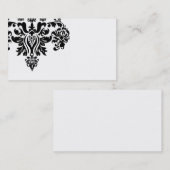 ダマスク織の名刺 名刺 (正面/裏面)