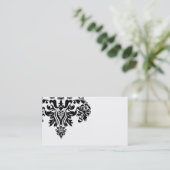 ダマスク織の名刺 名刺 (スタンド正面)