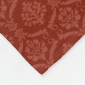 ダマスク織の壁紙3 フリースブランケット (角)