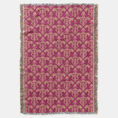 ダマスク織の壁紙4 スローブランケット (正面縦)