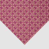 ダマスク織の壁紙4 薄葉紙 (詳細)