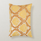 ダマスク織の壁紙5 アクセントクッション (正面(垂直))