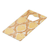 ダマスク織の壁紙5 クレジットカード栓抜き (裏面アングル)