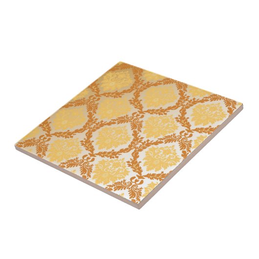 ダマスク織の壁紙5 タイル (側面)