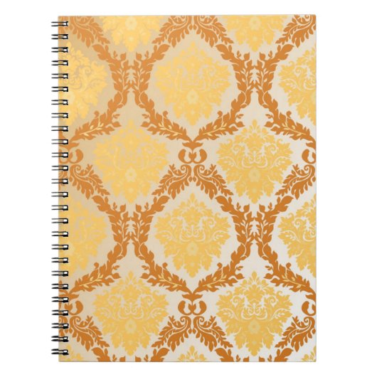 ダマスク織の壁紙5 ノートブック (正面)