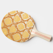 ダマスク織の壁紙5 卓球ラケット (横)