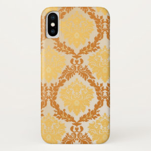 ダマスク織の壁紙5 iPhone X ケース