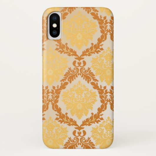 ダマスク織の壁紙5 Case-Mate iPhoneケース (裏面)