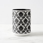 ダマスク織の家の装飾 ツートーンマグカップ (中央)