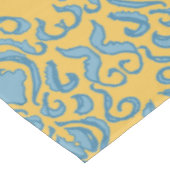 ダマスク織の旧世界のクリームの黄色のテーブルクロス テーブルクロス (アングル)