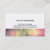 ダマスク織の曼荼羅の水彩画のエレガントな芸術家のヴィンテージ 名刺 (裏面)