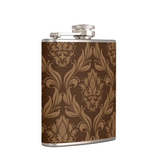 ダマスク織の背景2 フラスク (右)