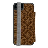 ダマスク織の背景2 INCIPIO iPhoneウォレットケース (フォリオ裏面)
