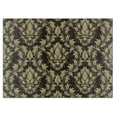 ダマスク織の背景 カッティングボード (正面)