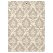 ダマスク織の背景 クリップボード (裏面)