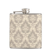 ダマスク織の背景 フラスク (正面)