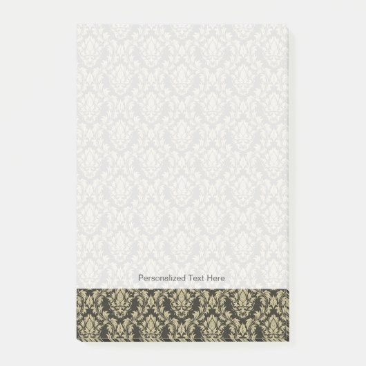 ダマスク織の背景 ポストイット (正面)