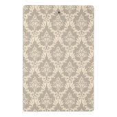 ダマスク織の背景 ミニクリップボード (裏面)