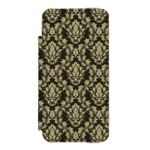 ダマスク織の背景 iPhone SE/5/5sウォレットケース