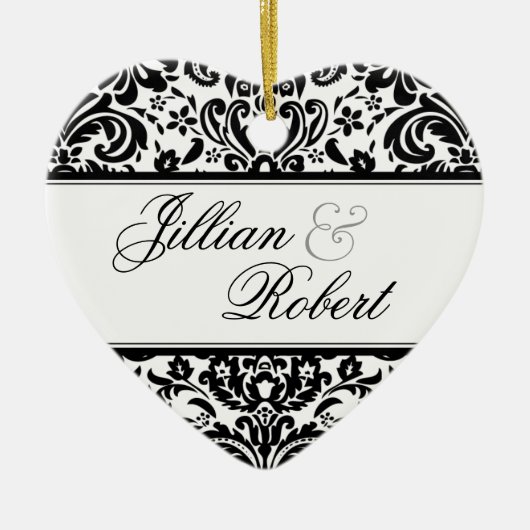 ダマスク織の記念品のオーナメント セラミックオーナメント (正面)