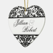 ダマスク織の記念品のオーナメント セラミックオーナメント (左)