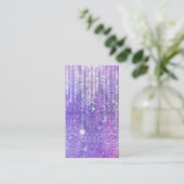 ダマスク織の野生の花、VALESKA紫色の夫人 名刺 (スタンド正面)