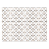 ダマスク織の金パターン テーブルクロス (正面(横))